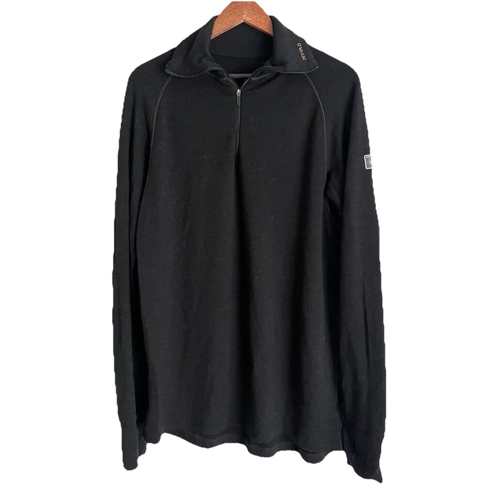 Devold Expedition Men’s Merino Wool Quarter Zip Sweater Size XXL Charcoal
